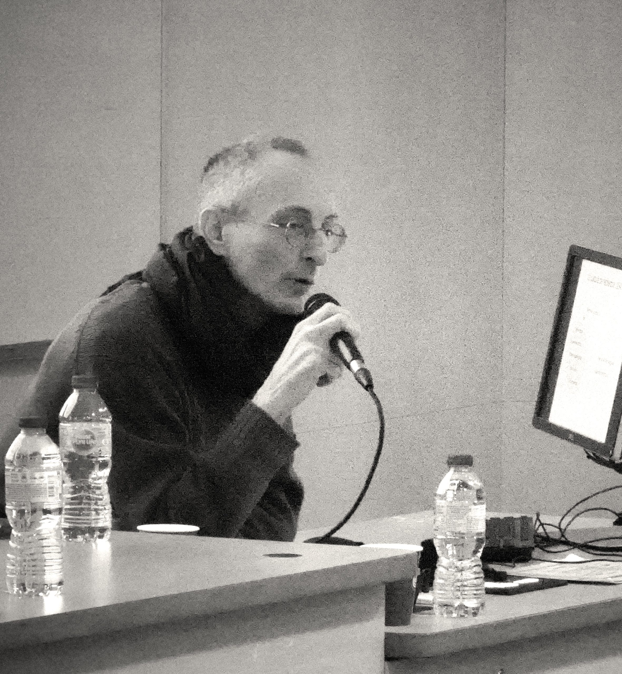 Photo de Marc Ratcliff lors de la conférence